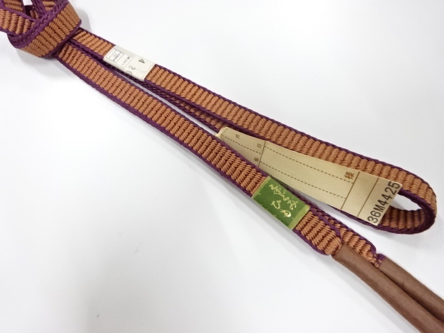 未使用品　正絹　手組帯締め